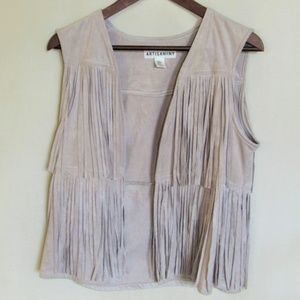 Artisan NY Fringed Vest Size M